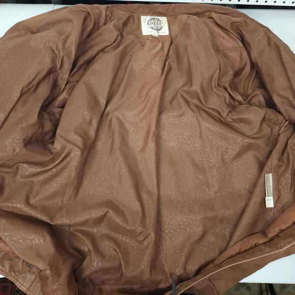 G-III Leather Fashions Brown‎ Leather Jacket Size 18/20 - Picture 7 of 9